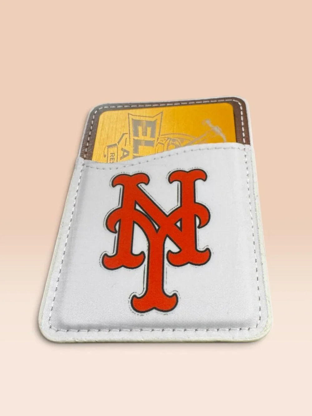 New York Mets Phone Wallet, Stick-On Card Holder for Smartphones
